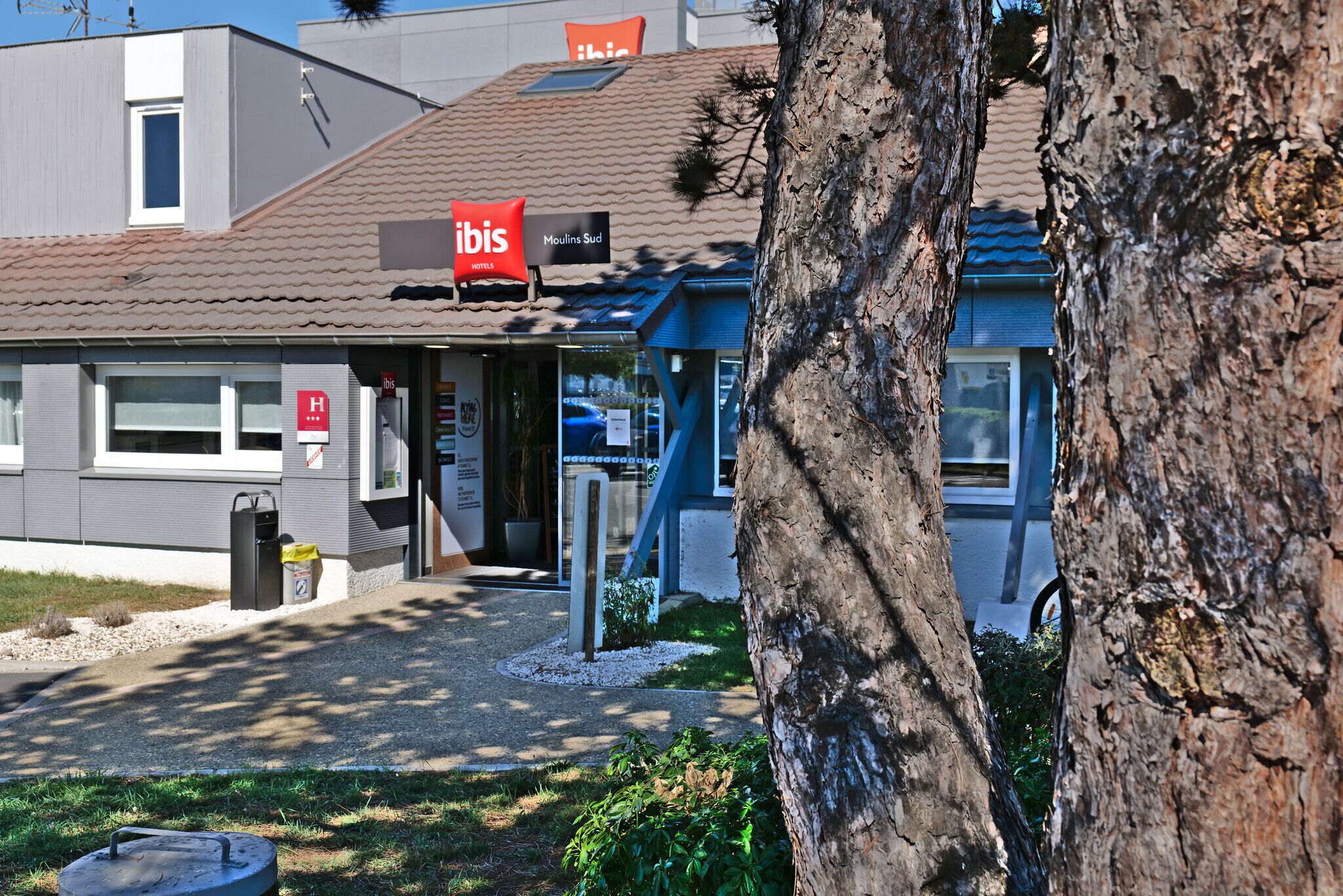 Voorkant van accommodatie