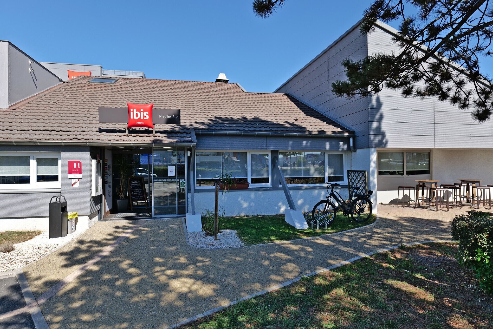 Façade de l’hébergement