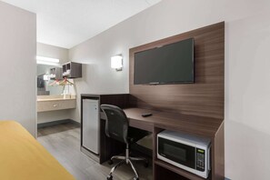 Desk, iron/ironing board, cribs/infant beds, rollaway beds