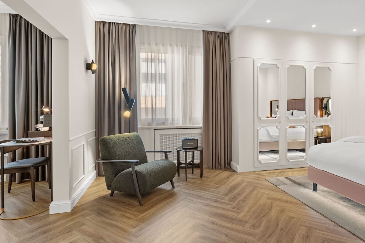 Suite familiare | Biancheria da letto ipoallergenica, una cassaforte in camera