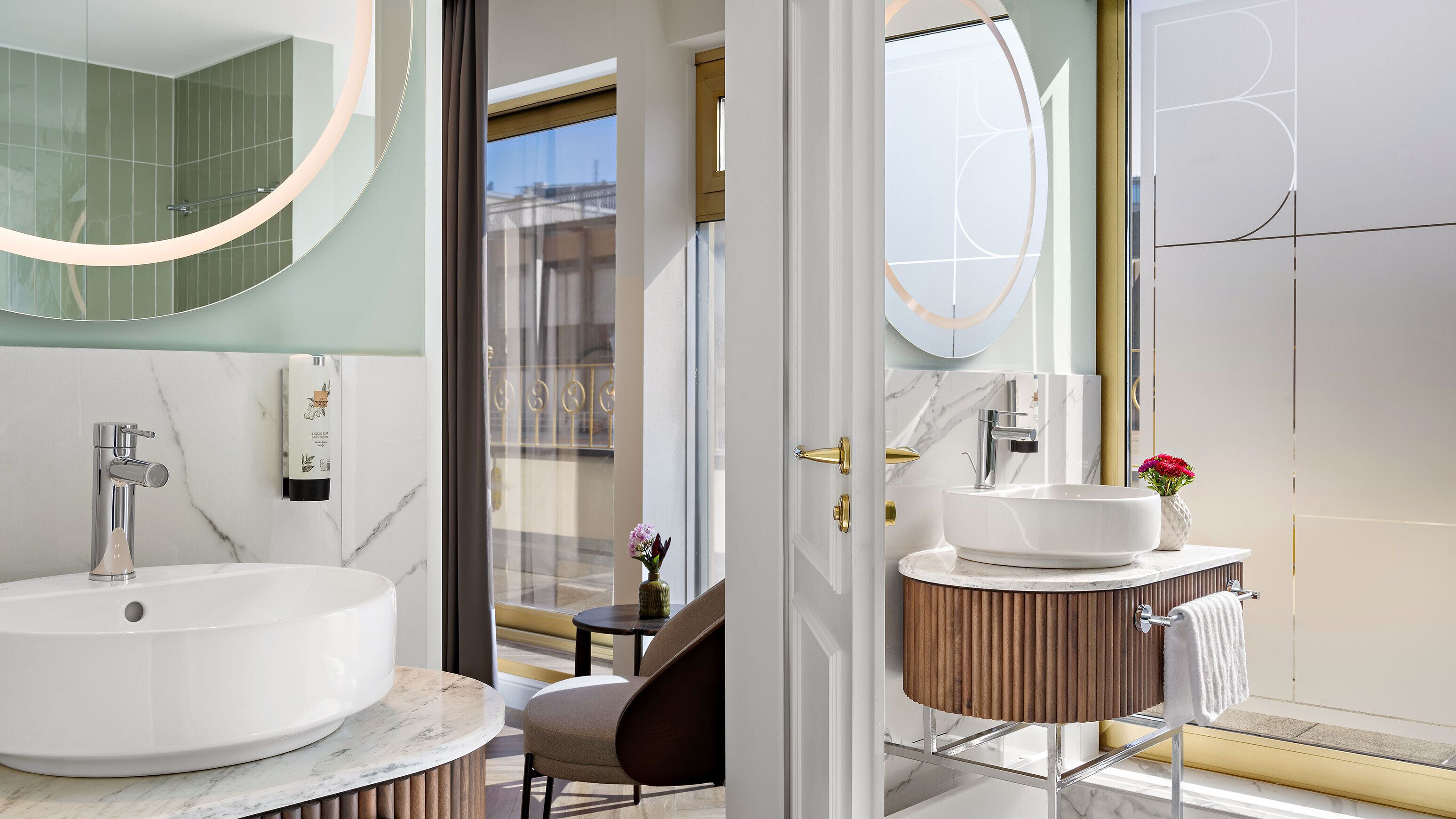 suite, 1 king bed with sofa bed, balcony | bathroom | hair dryer, bathrobes, towels, soap