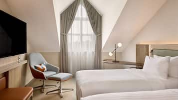 Ropa de cama de alta calidad y camas con pillow-top