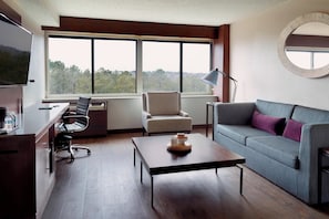 In-room safe, desk, laptop workspace, blackout drapes