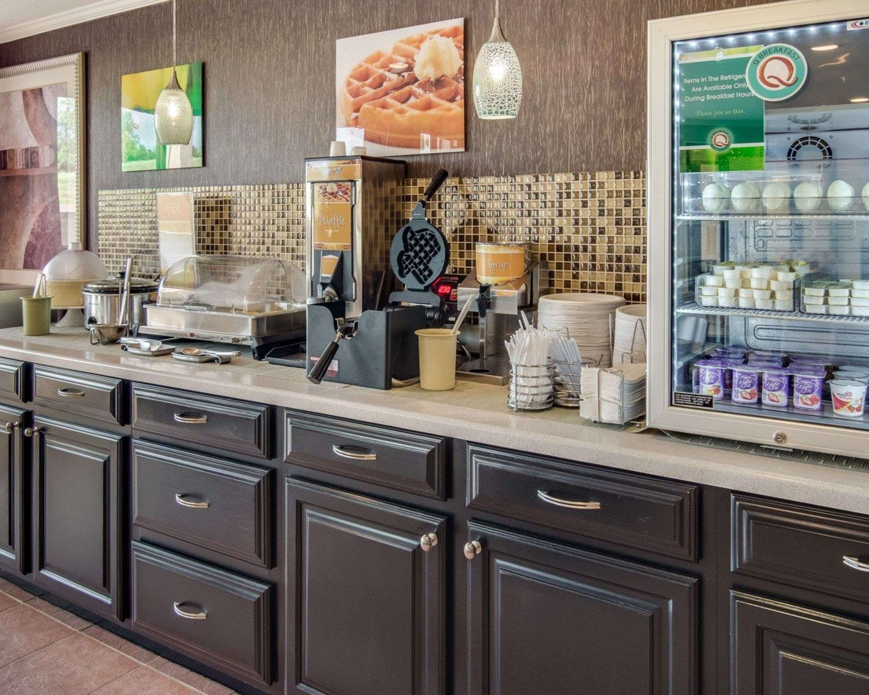 Free daily self-serve breakfast