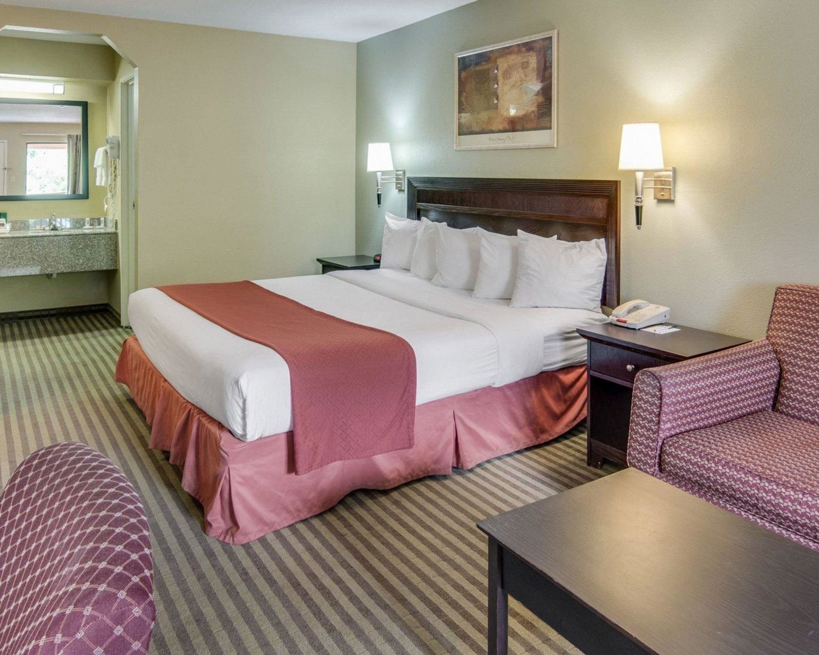 다리미/다리미판, 무료 WiFi, 침대 시트, 알람 시계