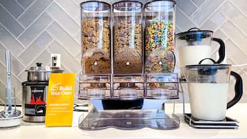 Free daily buffet breakfast