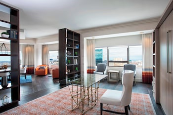 Premium bedding, down comforters, pillowtop beds, in-room safe at The Westin Copley Place, Boston, a Marriott Hotel