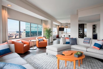 32-inch LED TV with cable channels, TV, iPod dock at The Westin Copley Place, Boston, a Marriott Hotel