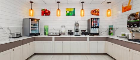 Free buffet breakfast