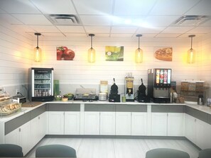 Free buffet breakfast