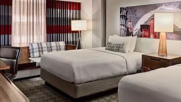 In-room safe, desk, laptop workspace, iron/ironing board