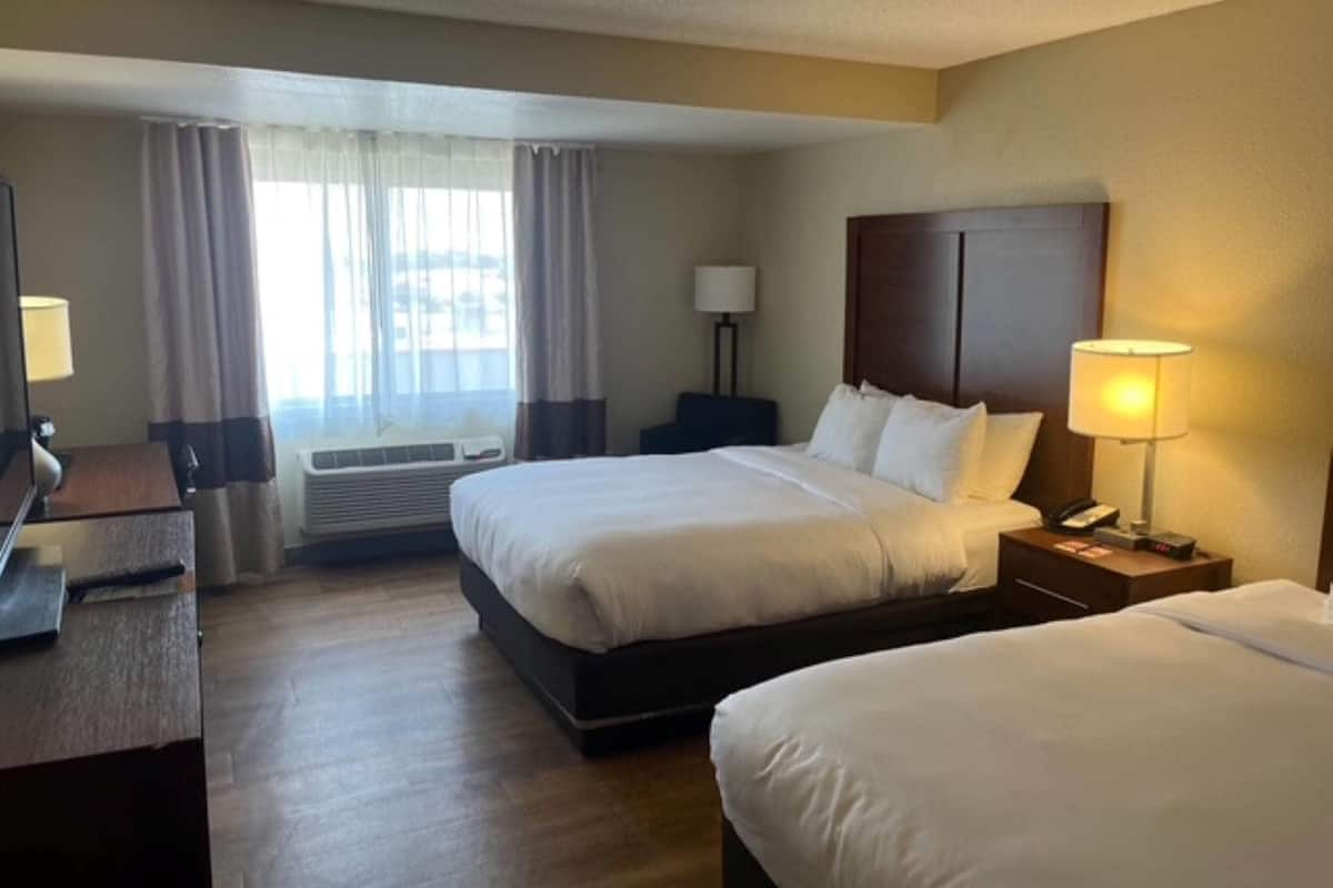 In-room safe, desk, blackout curtains, soundproofing