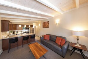 Apartment | Living area | 55-inch flat-screen TV with satellite channels, TV - Aspenalt Lodge (Basalt)