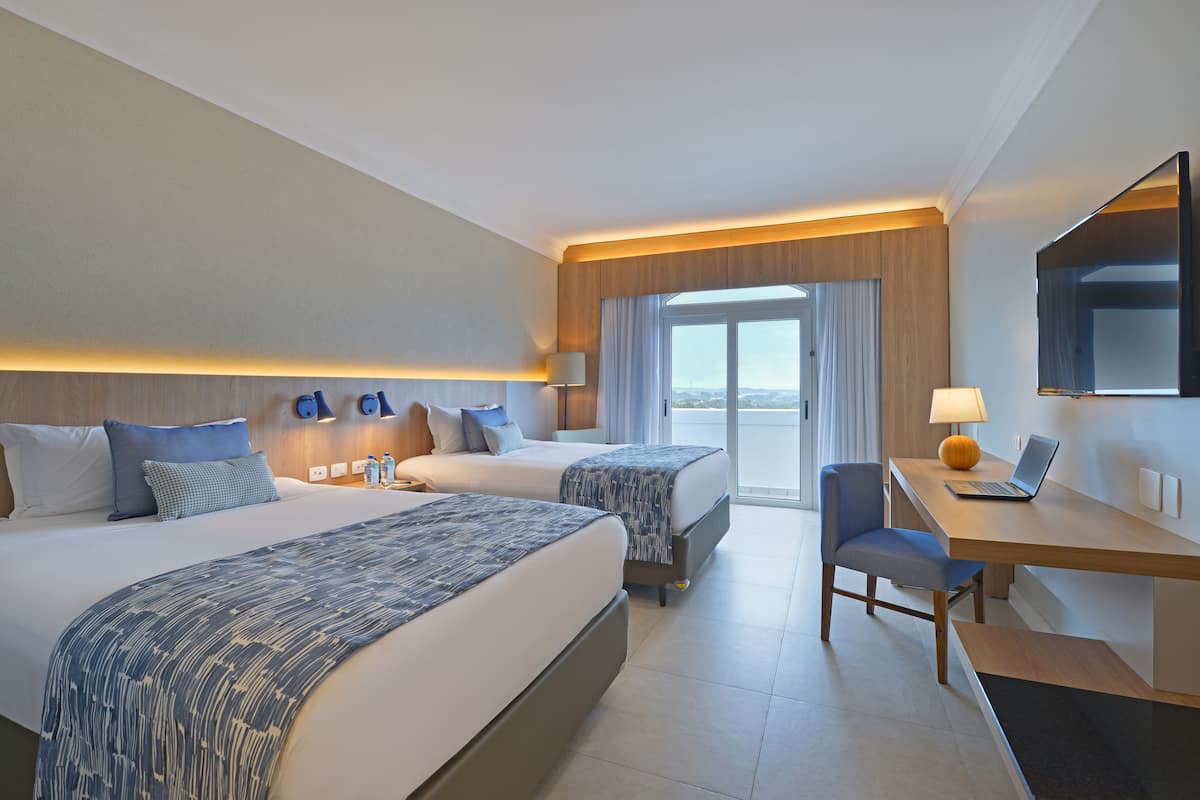 Premium Room, 2 Double Beds | Minibar, in-room safe, desk, soundproofing