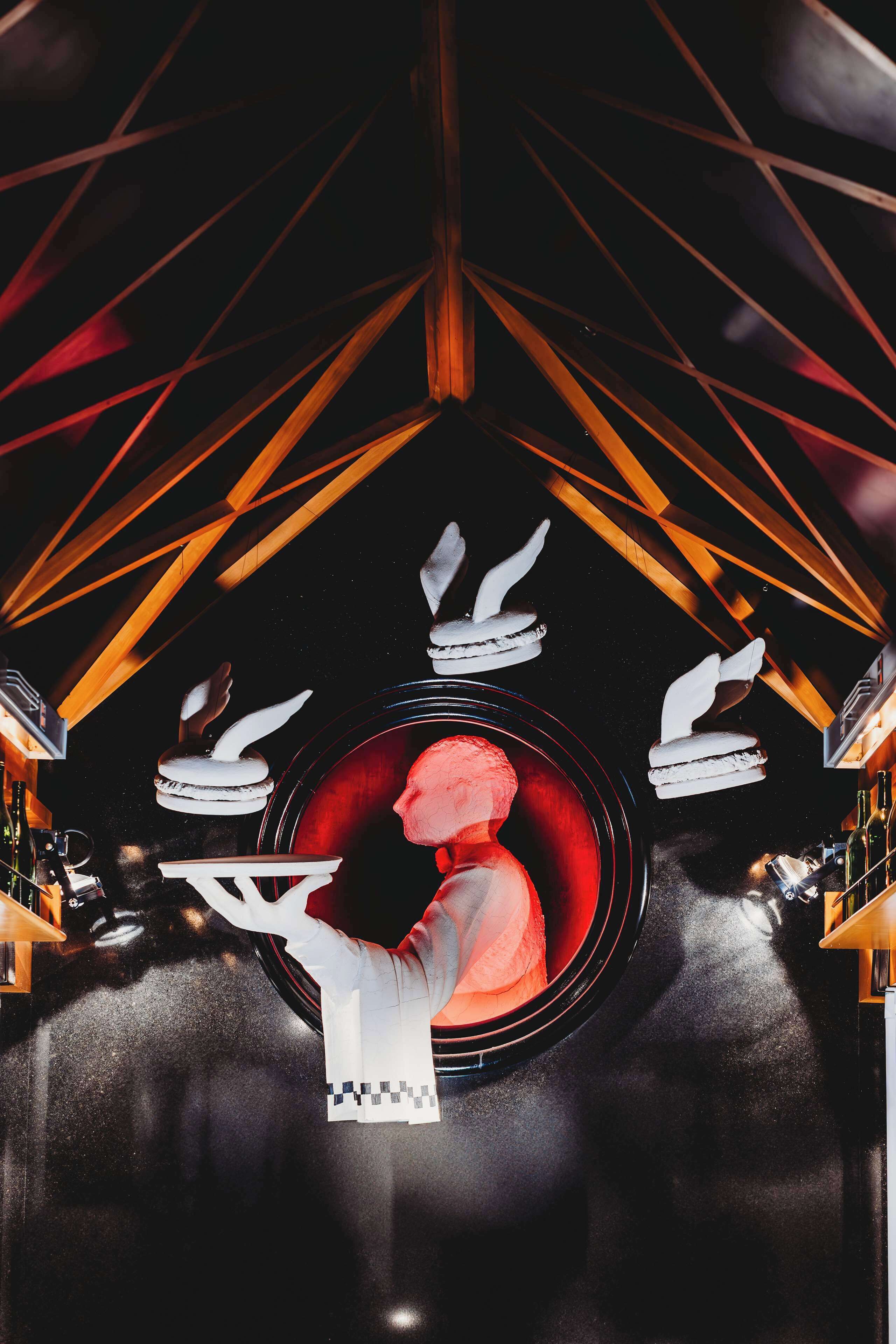 breakfast, lunch and dinner served