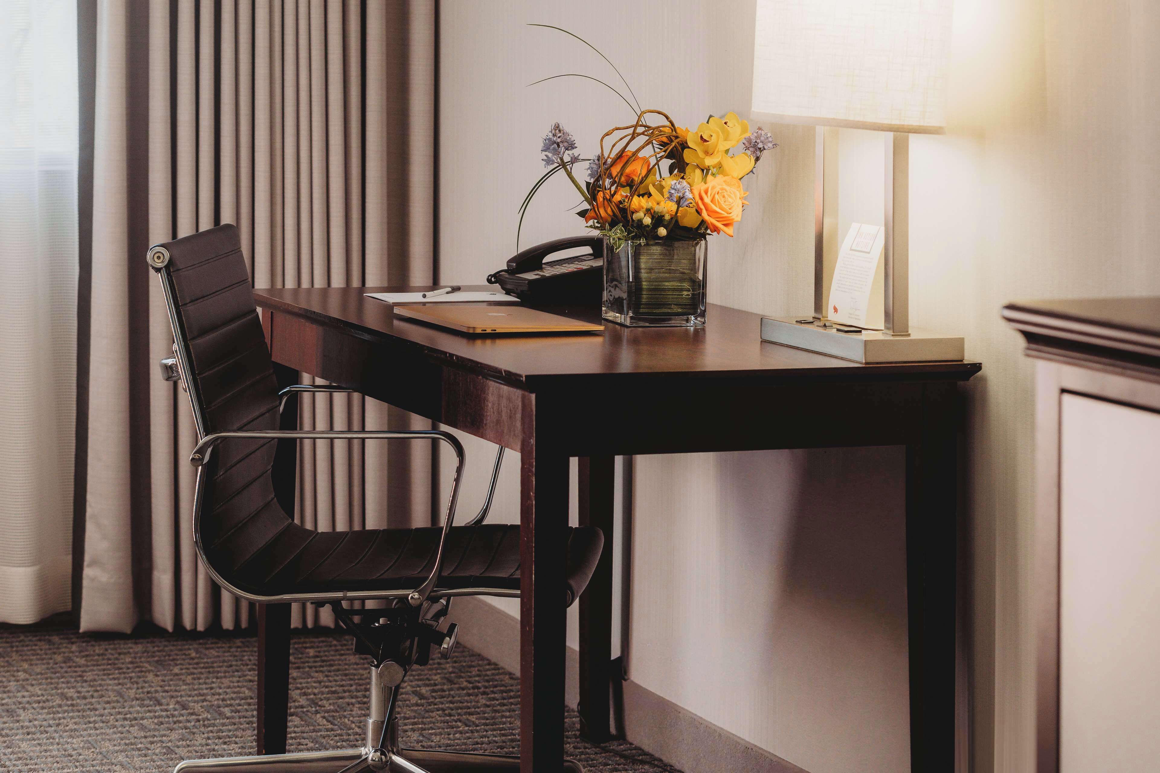 in-room safe, desk, laptop workspace, blackout curtains