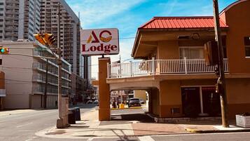 Majoituspaikan julkisivu