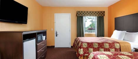 Room, 2 Double Beds, Non Smoking | 1 bedroom, pillowtop beds, iron/ironing board, cribs/infant beds