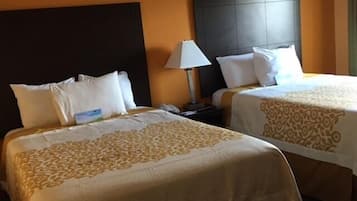 1 bedroom, pillowtop beds, iron/ironing board, cribs/infant beds
