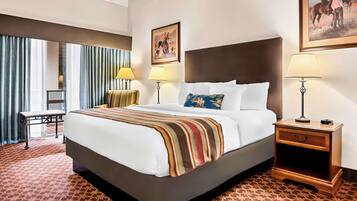 Standardværelse - 1 kingsize-seng - ikke-ryger - køleskab og mikrobølgeovn | Allergivenligt sengetøj, skrivebord, arbejdsområde til bærbare computere