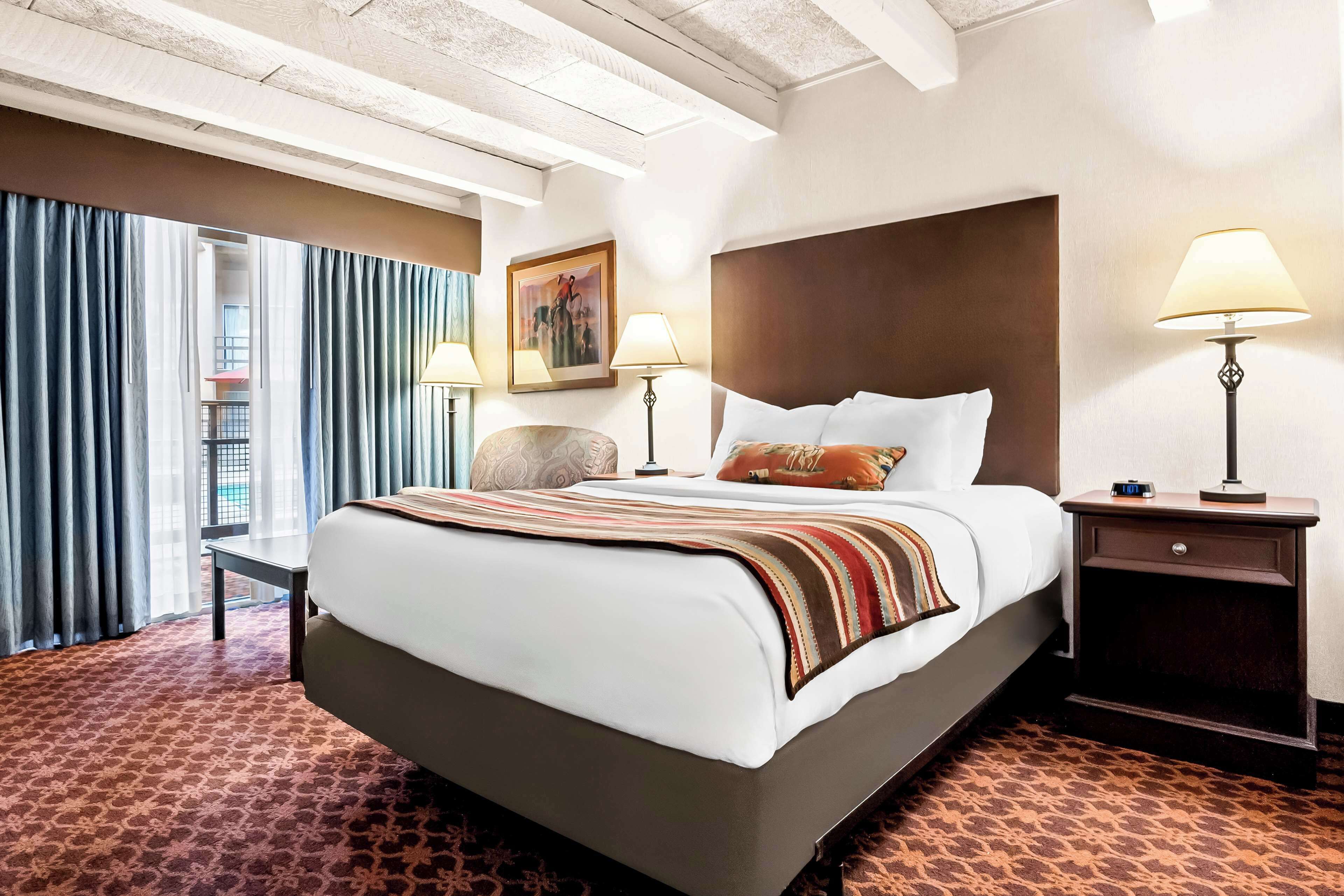 standard room, 1 king bed, accessible, refrigerator & microwave | hypo-allergenic bedding, desk, laptop workspace, blackout curtains