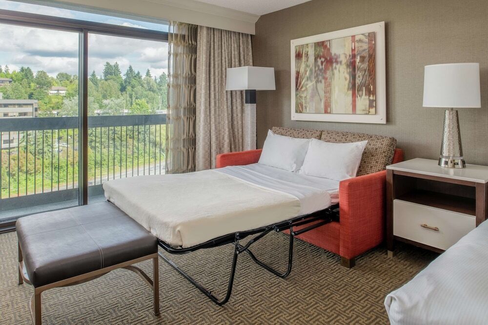 Premium bedding, pillowtop beds, in-room safe, desk