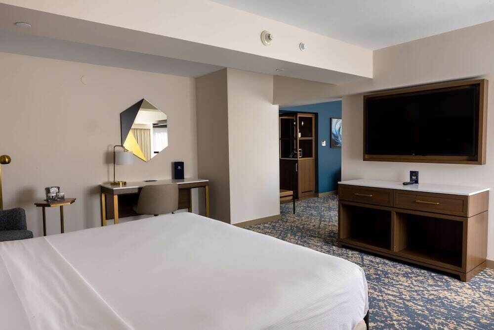 In-room safe, desk, blackout curtains, iron/ironing board