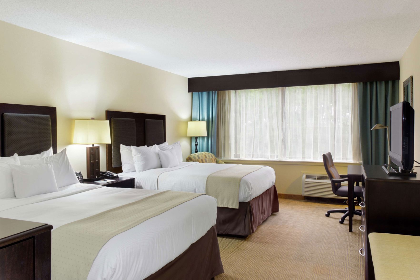 In-room safe, desk, blackout curtains, iron/ironing board