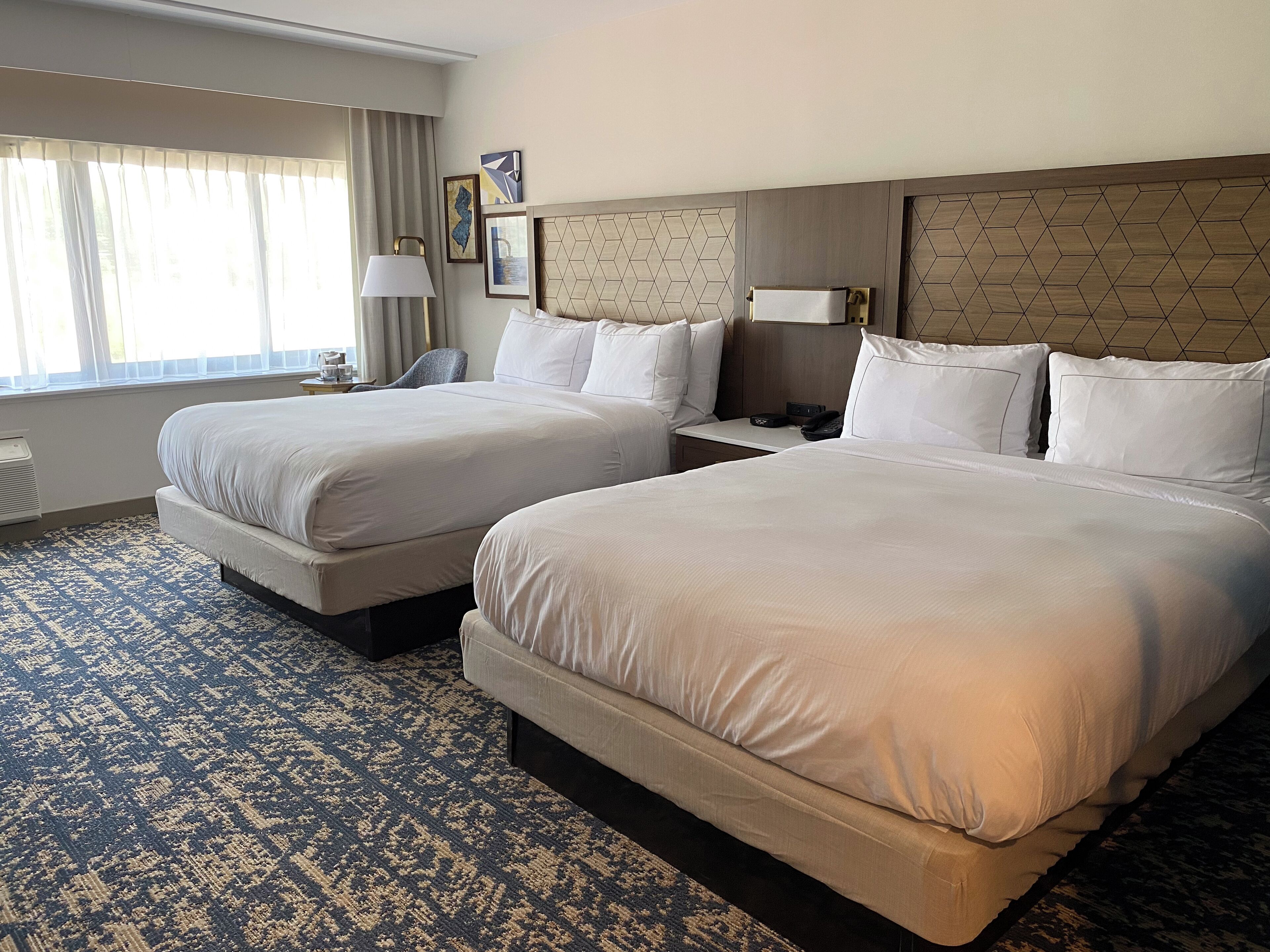 room, 2 queen beds | in-room safe, desk, blackout curtains, iron/ironing board