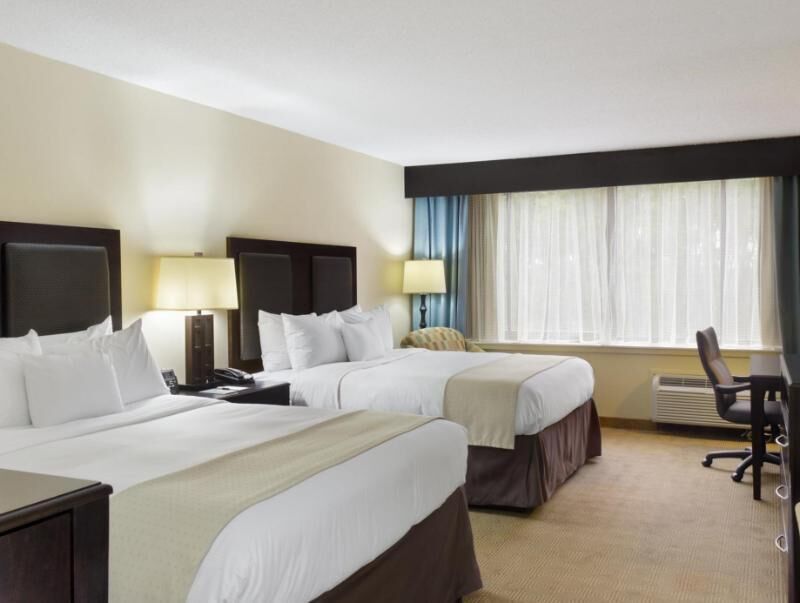 In-room safe, desk, blackout curtains, iron/ironing board