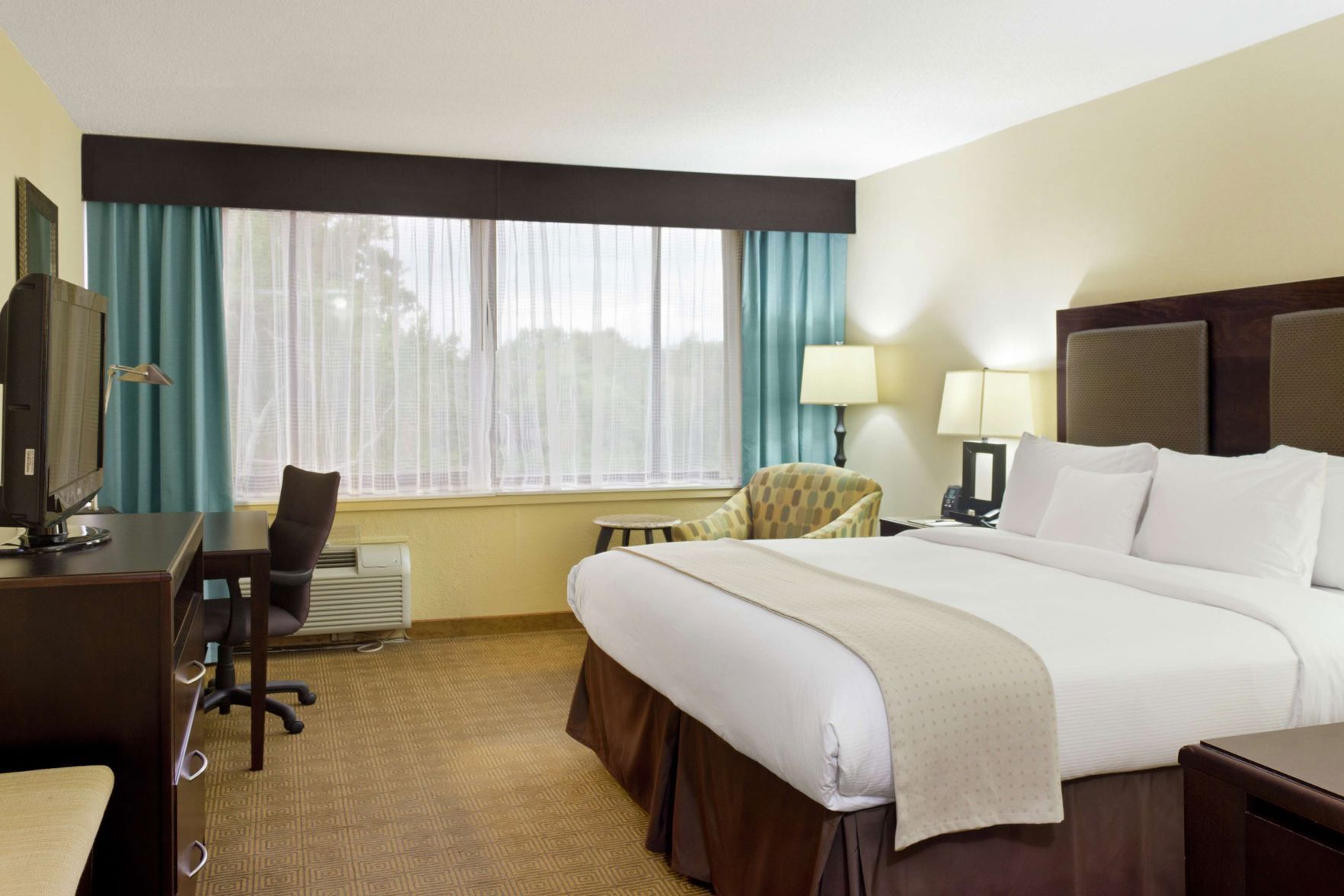 In-room safe, desk, blackout curtains, iron/ironing board