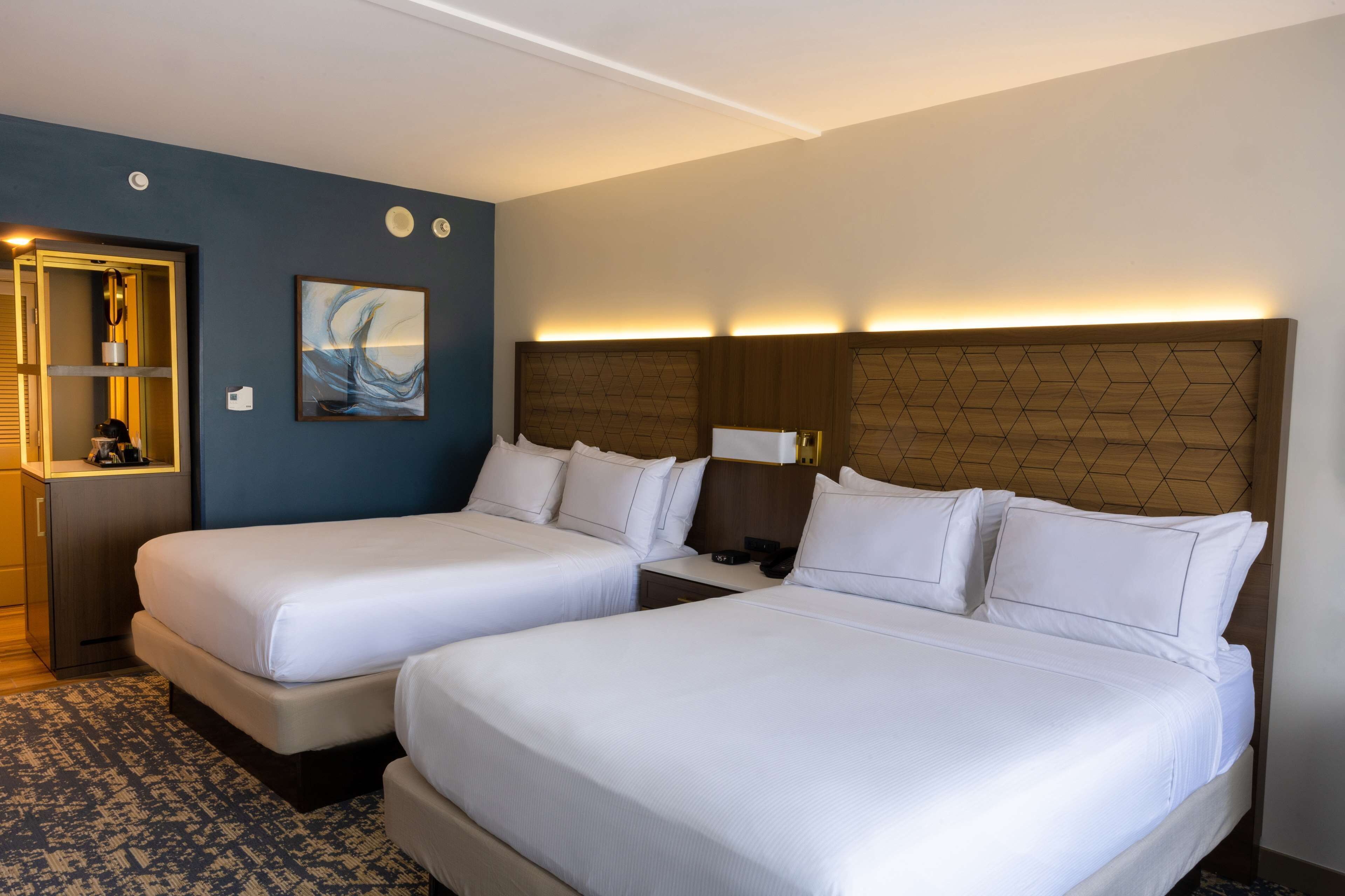 Room, 2 Queen Beds | In-room safe, desk, blackout drapes, iron/ironing board