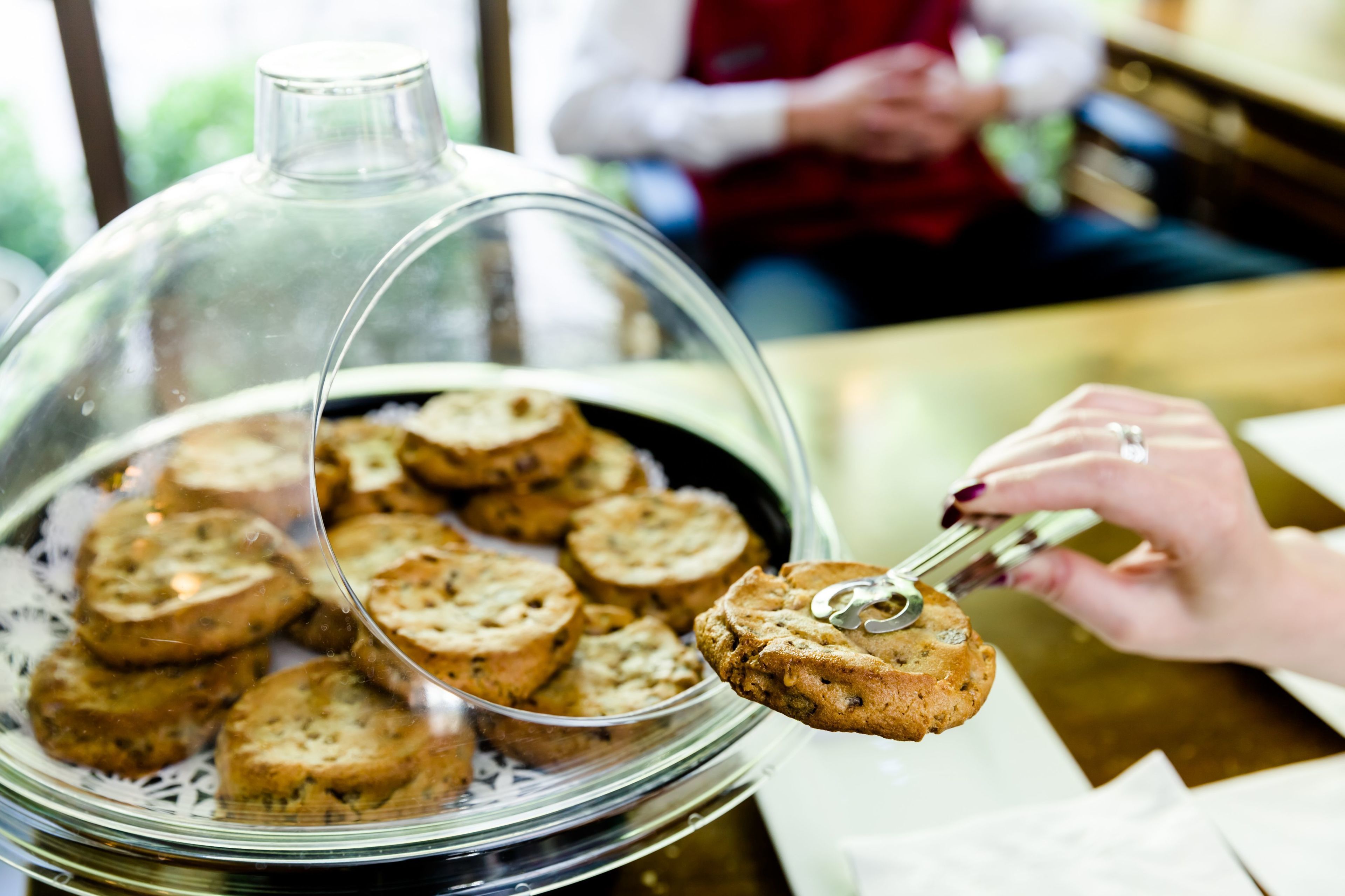 lunch and dinner served, garden views