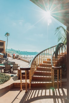 View from property looking out at La Jolla Beach and Tennis Club