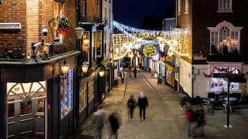 Front of property – evening/night