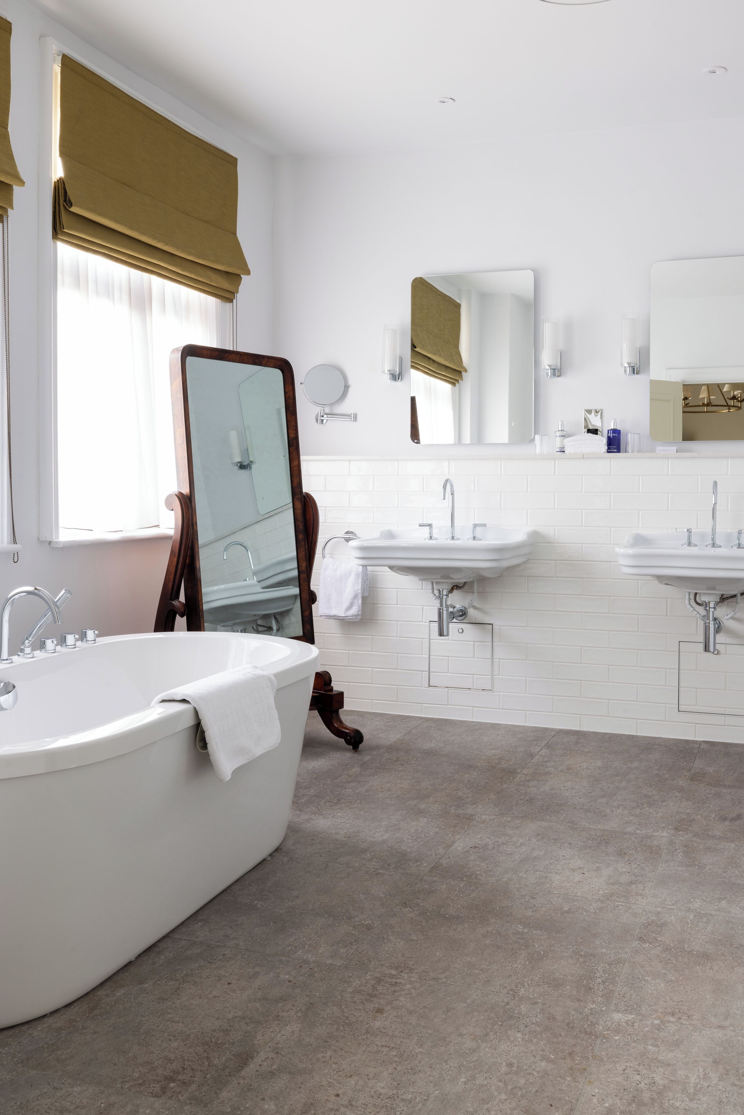 free toiletries, hair dryer, towels