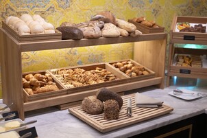 Daily buffet breakfast (EUR 38 per person)