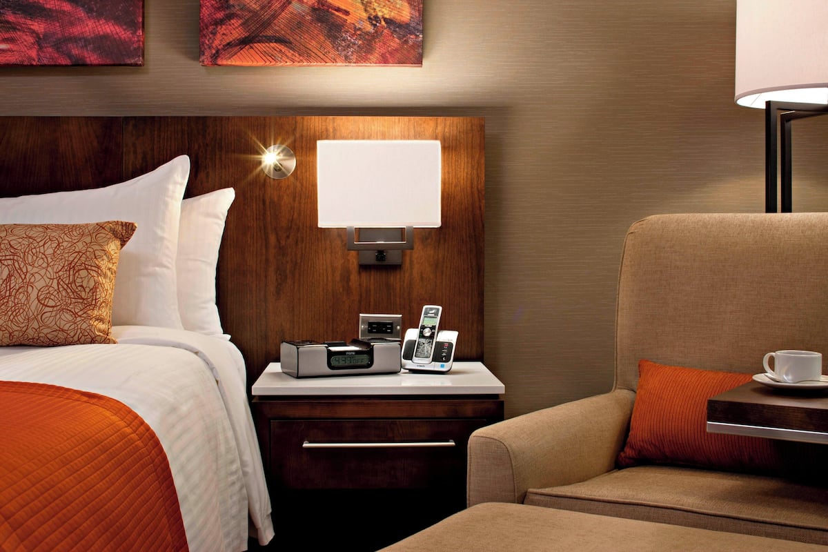 Premium bedding, pillow-top beds, in-room safe, desk