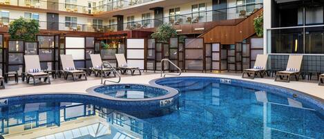2 indoor pools, sun loungers