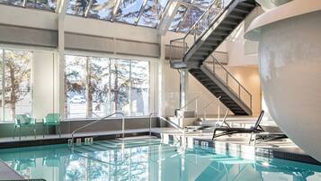 2 indoor pools, sun loungers