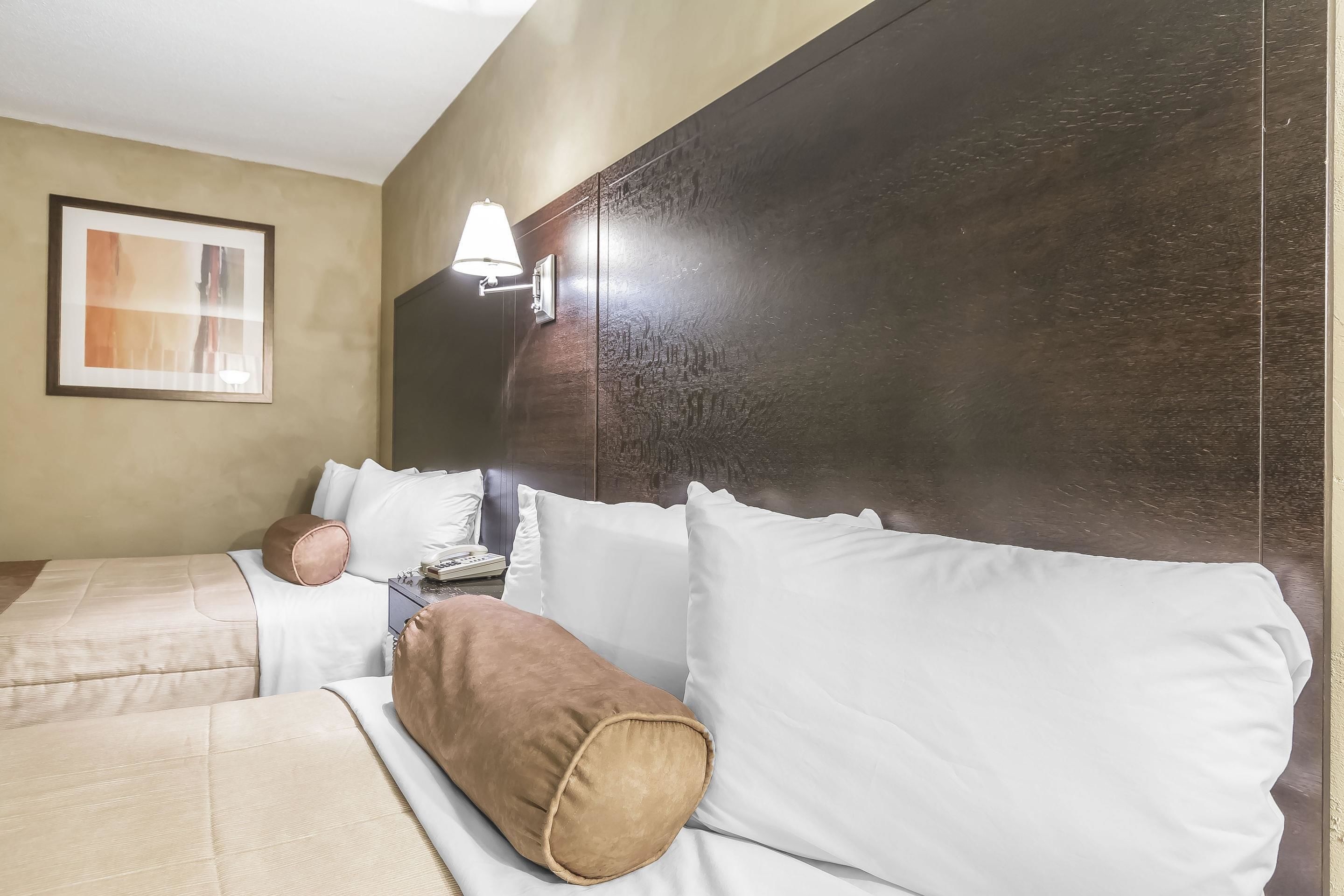 standard double room, 2 double beds, non smoking | desk, iron/ironing board, free cots/infant beds, free rollaway beds