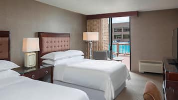 Traditional Room, 2 Double Beds, Poolside | Pool | Indoor pool, outdoor pool, open 7:00 AM to 10:00 PM, pool loungers