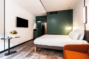 Quarto standard, 1 cama de casal e sofá-cama | Roupas de cama premium