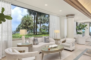 Lobby sitting area
