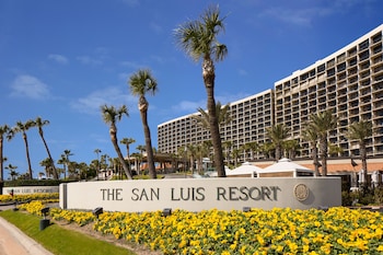 Hotel exterior and entrance at The San Luis Resort, Spa & Conference Center