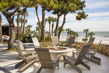 On the beach at The San Luis Resort, Spa & Conference Center