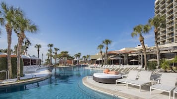 2 outdoor pools, cabanas (surcharge), pool umbrellas