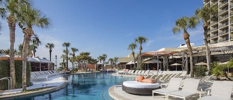 2 outdoor pools, cabanas (surcharge), pool umbrellas