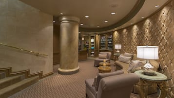 Couples treatment rooms, sauna, hot tub, body treatments, hydrotherapy