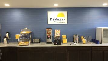 Free daily on-the-go breakfast